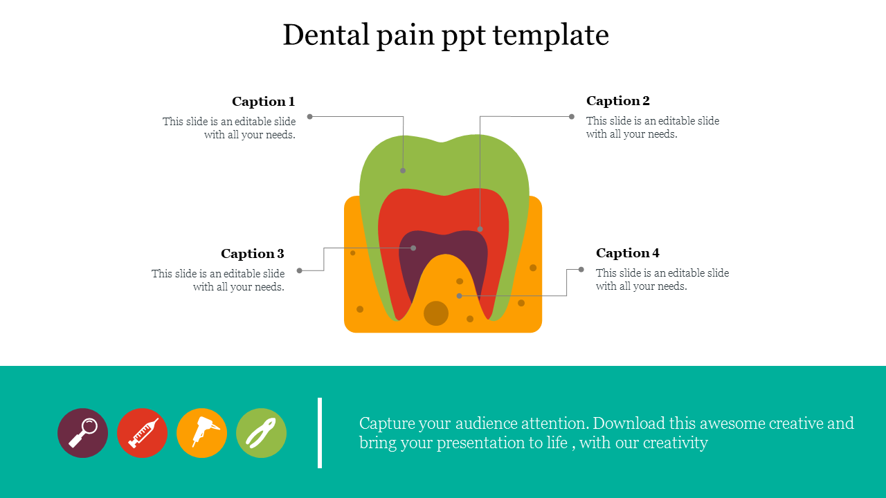 Dental pain ppt template 